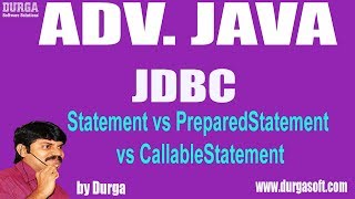 JDBC-104|| Statement vs PreparedStatement vs CallableStatement by Durga Sir screenshot 4