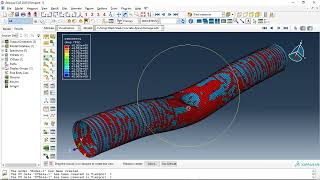 Simulation air blast explosion over RC column with spiral strip and steel tube cover in Abaqus