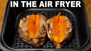 Air Fryer Baked Sweet Potatoes