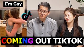 Korean Dad and Daugther React To Coming Out TikTok FOR THE FIRST TIME
