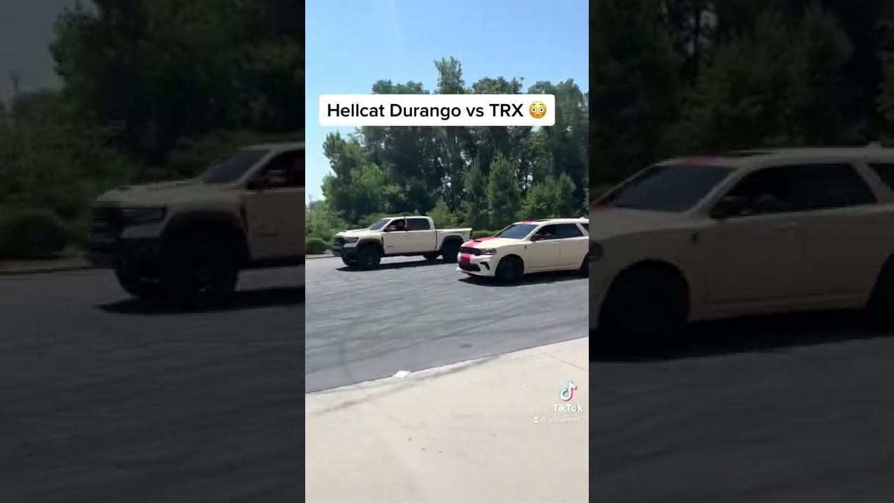 Hellcat Durango Vs TRX 