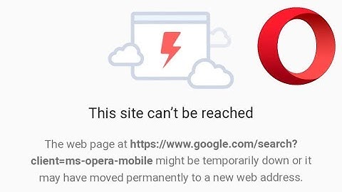 How To Fix Opera Browser || This site can’t be reached Problem Solve