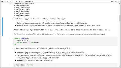 Economic simulation in Julia: A gentle introduction