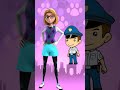 Miraculous characters in police mode