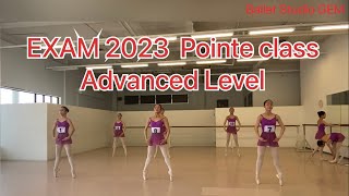 EXAM 2023 Pointe Class Advanced level @balletstudiogem