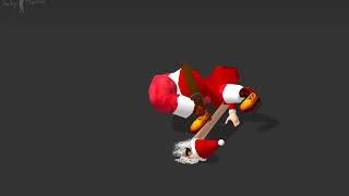 Breakdance santa