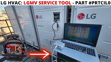 LG HVAC Follow Up: LG MULTI V IV LGMV Service Tool (LGMV Computer Connection) LGMV Module Software