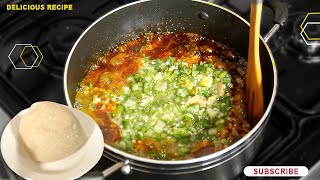 Quick, Easy & Delicious Okra Stew Recipe || How To Make The Authentic Ghana Okro Stew