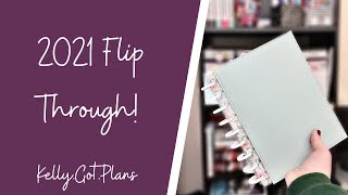 My 2021 Flip Through! // Classic Happy Planner // Yearly Flip Through