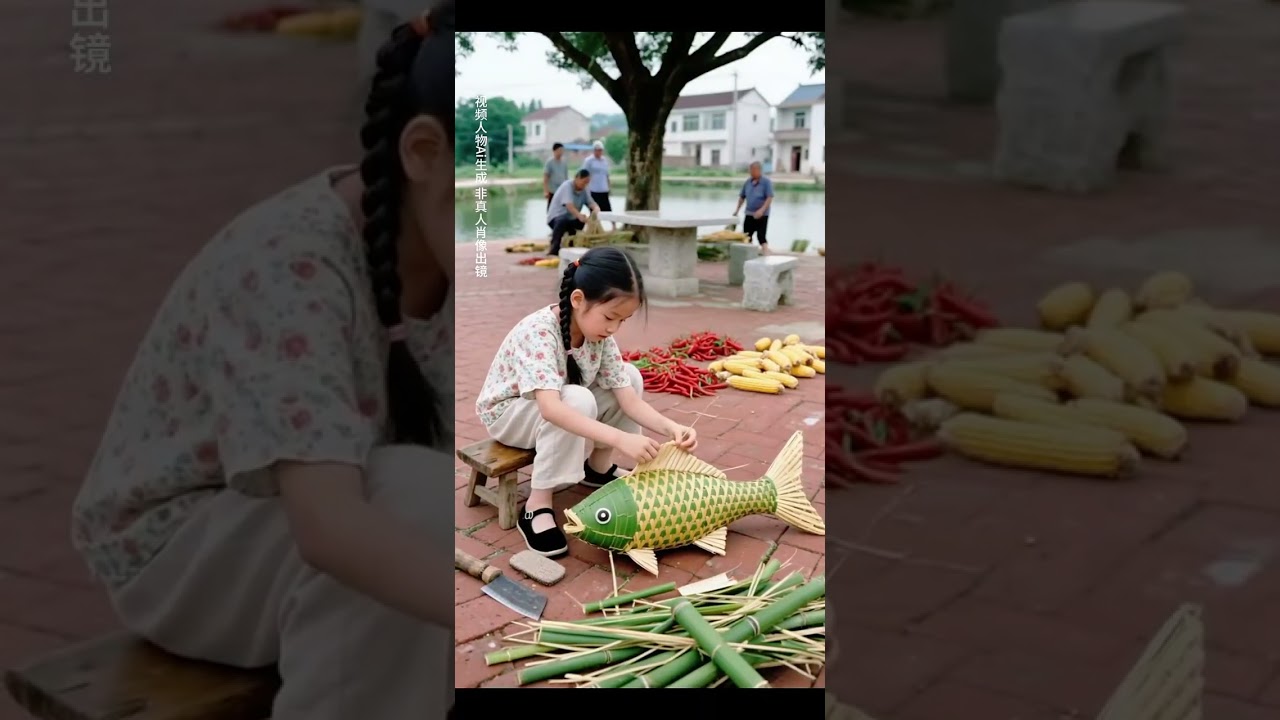 Rural life Creative handicraft Experts in the folk Video character Ai generation Non-real person p