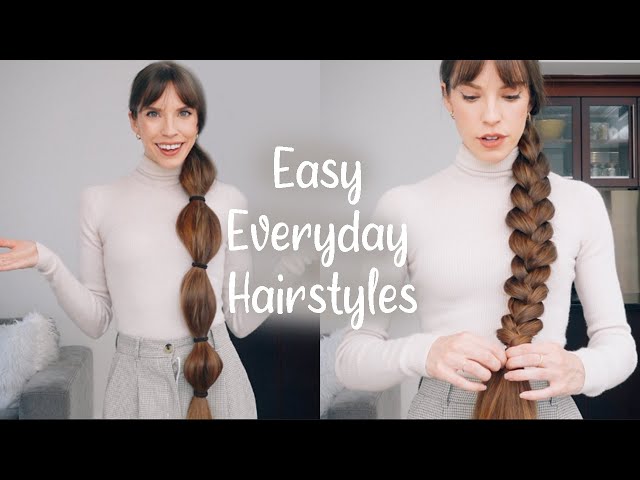 3 easy-peasy everyday hairstyles to copy ASAP