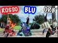[コラボ][オリジナル]ウルトラマンオーブ&ロッソ&ブル 変身してみた