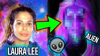 I Turned LAURA LEE into an ALIEN (that glows in the dark!)