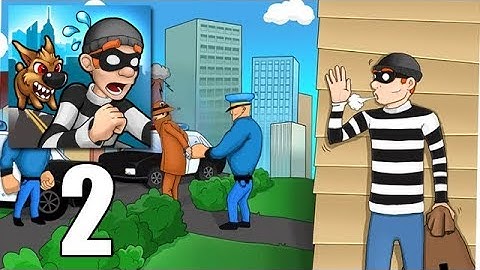 Robbery Bob - Gameplay, Walkthrough Part 2 - Chapter 1: SUBURBS COMPLETE [iOS]