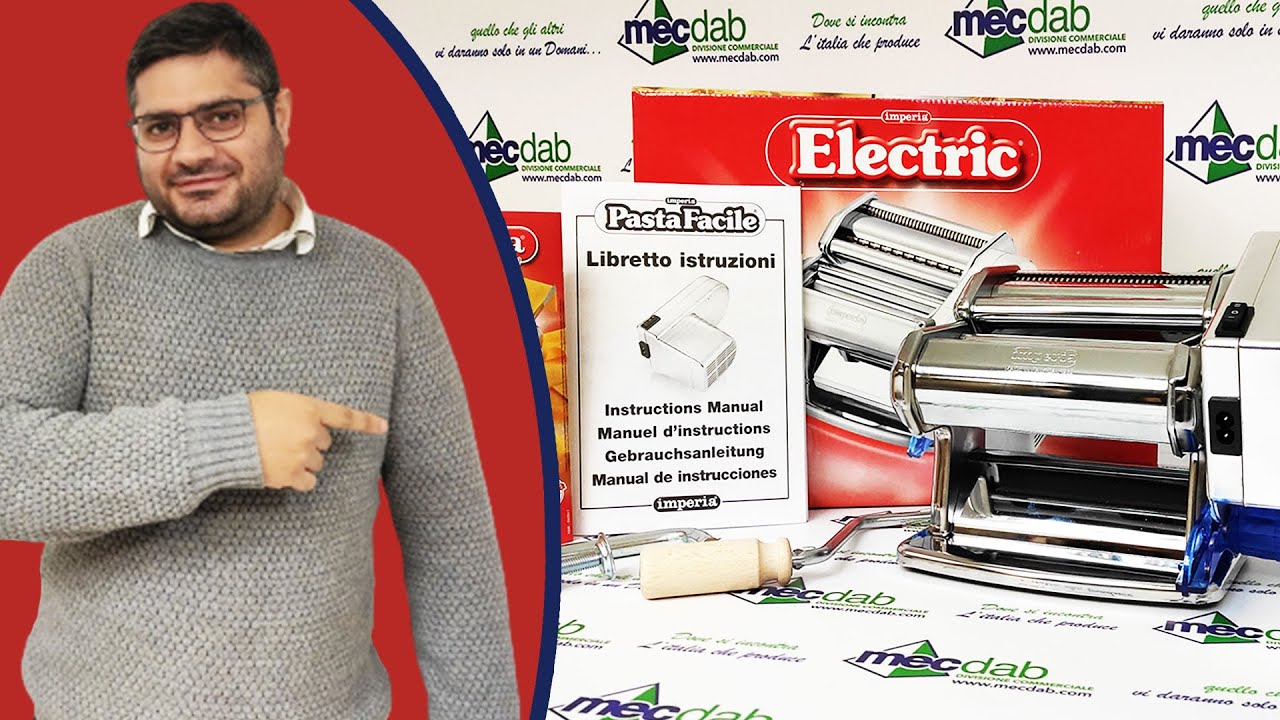 Unboxing + Assemblaggio Macchina Per Pasta Elettrica Imperia