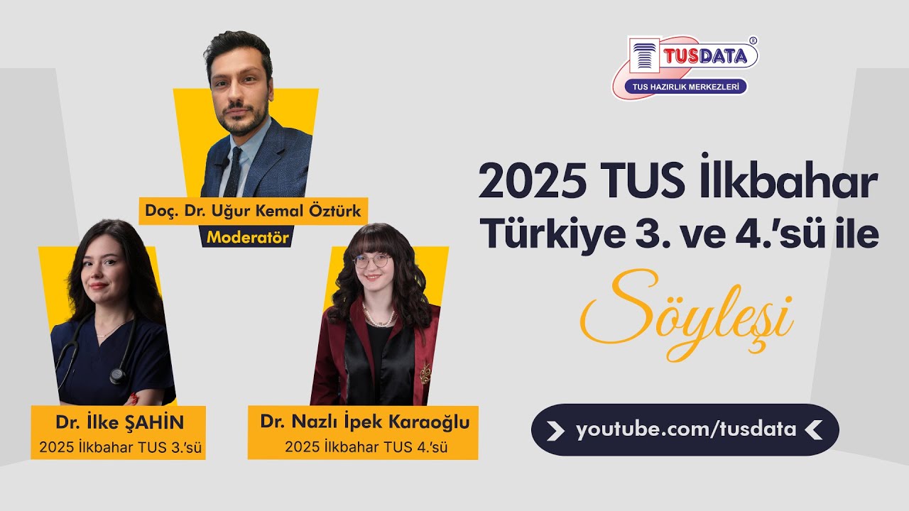 2025 İlkbahar TUS Türkiye 3.'sü ve 4.'sü ile Söyleşi