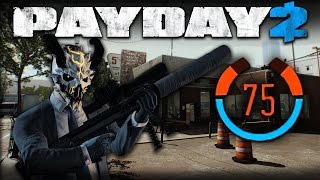 GO Bank - 75 Detection Risk [NO ECM] (Payday 2 One Down Solo Stealth)