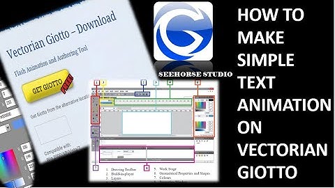 how to make simple text animation on vectorian giotto