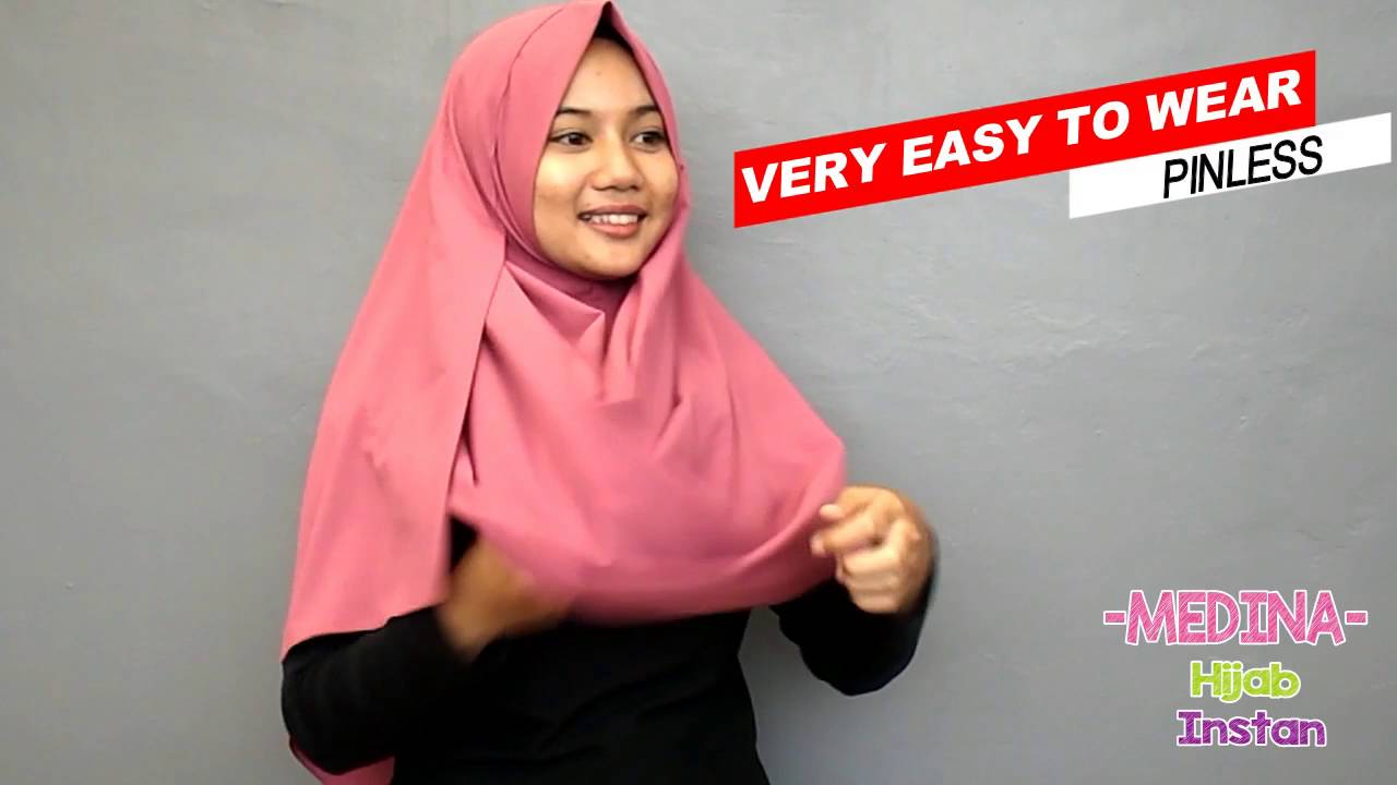 Tutorial Pashmina Instan Medina By Aisha Hijab YouTube