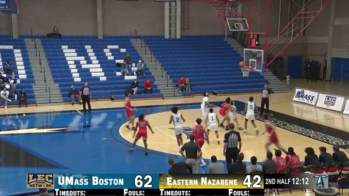 Play By Play Debut: UMass Boston Men's Basketball vs. Eastern Nazarene College (12/10/22)