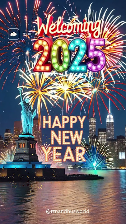 Happy New Year 2025 |Welcoming 2025 Status |Fireworks