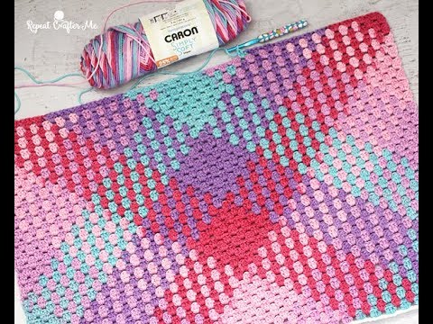 Crochet Color Pooling with Caron Simply Soft Stripes Crochet Color Pooling with Caron Simply Soft Stripes