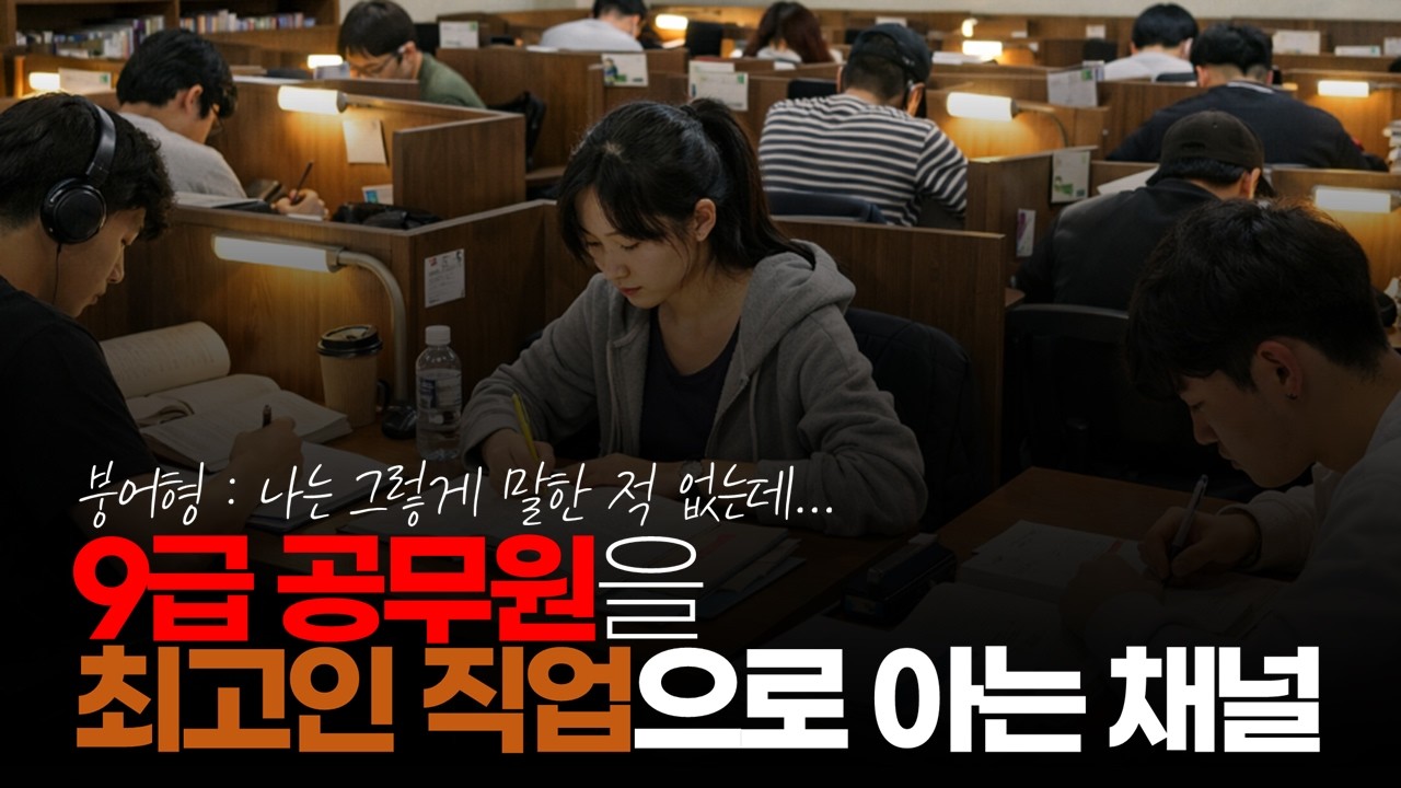 (※시청자댓글) 9급 공무원이 최고인 직업으로 아는 채널... 방장이 미련이 많이 남은 걸까? #9급공무원 #공무원시험 #국가직9급