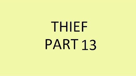 Thief walkthrough  part 13 Basso rescue