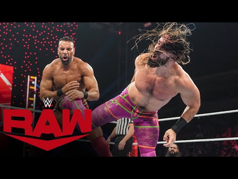 Seth “Freakin” Rollins vs. Jinder Mahal – World Heavyweight Title Match: Raw, Jan. 15, 2024