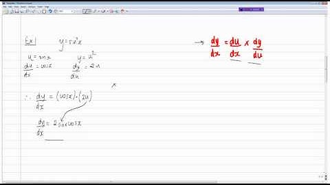 C3 - Differentiation - Chain Rule - Quick Explanation