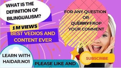 Bilingualism Unveiled: A Linguistic Journey #ENG512 #bilingual #literature e