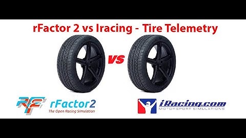 rFactor 2 vs Iracing - Tire Comparison [Telemetry] and Onboard Lap