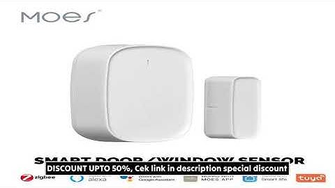MOES Tuya ZigBee Smart Window Door Gate Sensor Detector Smart Home Security Alarm System S