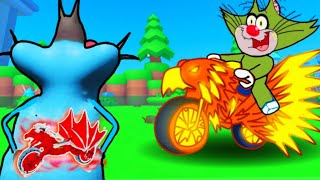 OGGY Pretended to be a NOOB in Roblox BIKE OBBY, Then used a $100,000 Bike!?