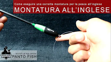 Come fare una montatura all'inglese semplice?
