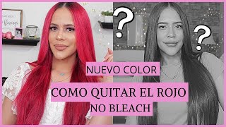 COMO QUITAR EL TINTE ROJO SIN MALTRATAR EL CABELLO | DILSIAGLAM