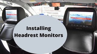 How To Install Headrest Monitors