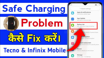 Tecno Phone Safe Charging Problem | Safe Charging Feature Is Protecting Battery Problem