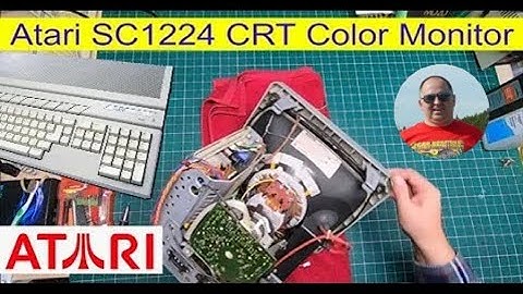 Atari SC1224 CRT Color RGB Monitor for Atari ST STFM STe 520 1040 Mega STE