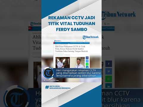 Rekaman CCTV Perlihatkan