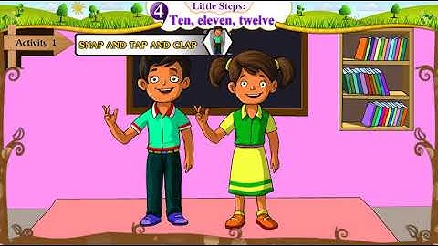 Std 5 Sem 1 English Little Steps Ten Eleven Twelve Activity 1 Snap And Tap And Clap