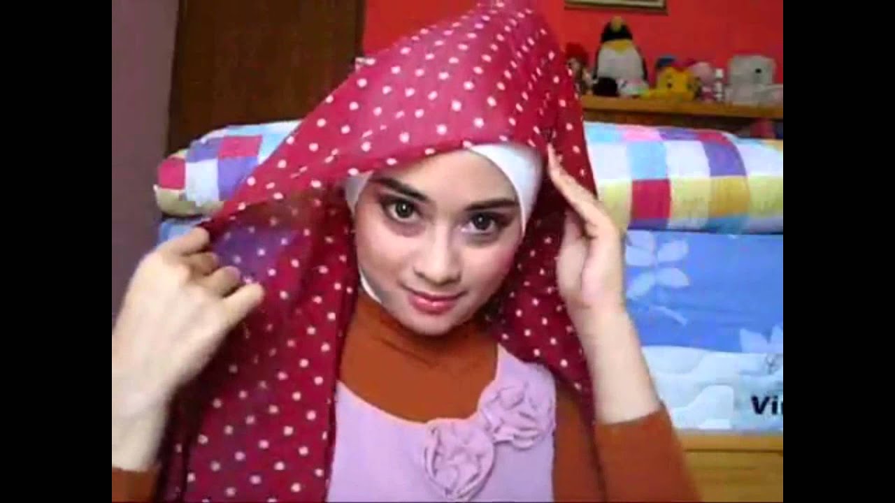 Hijab Tutorial Paris Segi Empat # NEW - YouTube