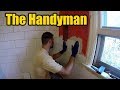1940s Bathroom Remodel | Cutting and Installing Tile | THE HANDYMAN |