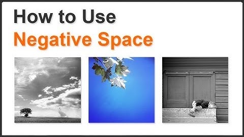 Photography Tips - Negative Space in Photography