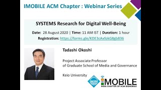 Webinar 2020/02: System Research for Digital Well-being