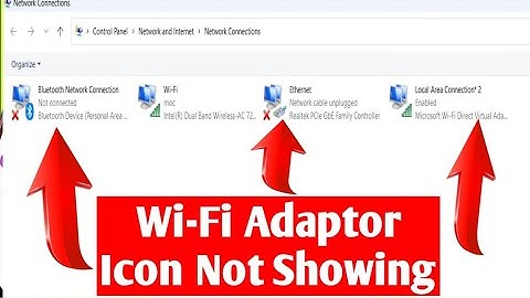 Wifi Adapter Icon not Showing in Change Adapter Settings in Windows 10/11 |Total Blank | 100% Solved