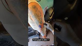 Tattoo Stencil is on! #tattoo