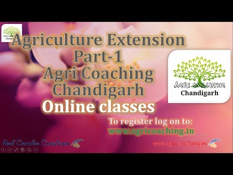 Agriculture Extension Part 1  (Hindi)