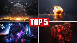 Top 5 Best 3D Intro Template For YouTube No Text  (No Copyright) Free screenshot 1