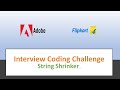 Coding Interview Question Asked in Adobe and Flipkart - String Shrinker